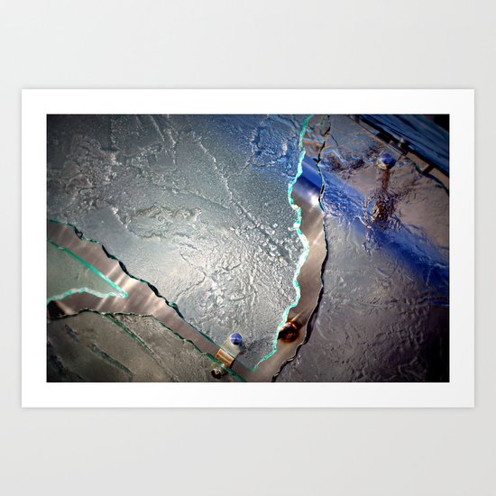 Something blue Art Print