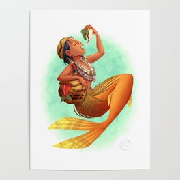HUN' XOYA:CH'E' - World Class Mermaids Poster
