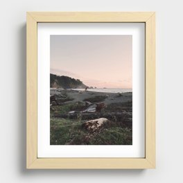 La Push Beach Recessed Framed Print