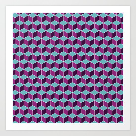 Cubes Art Print