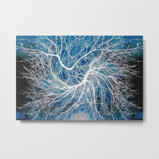 The Synaptic Dance Metal Print