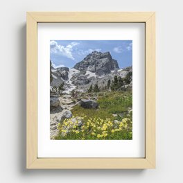 Garnet Canyon Grand Tetons Recessed Framed Print