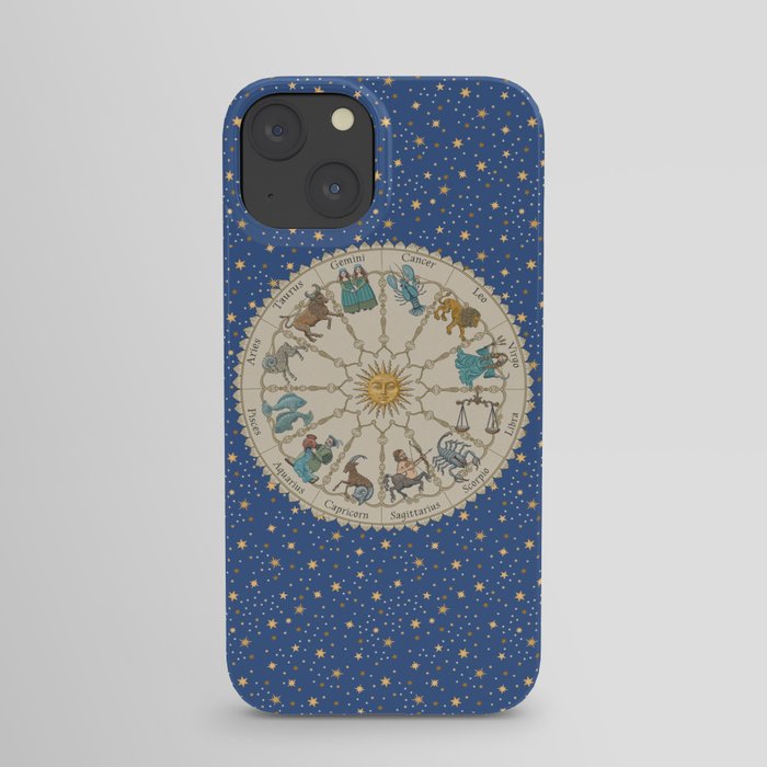 Vintage Astrology Zodiac Wheel iPhone Case