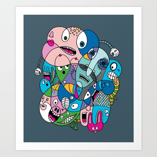 Incredulous Stare Art Print