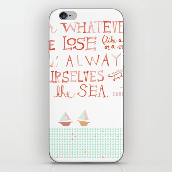 for whatever we lose. .. iPhone Skin