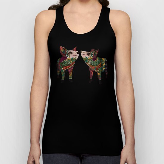 pig love jade Unisex Tank Top