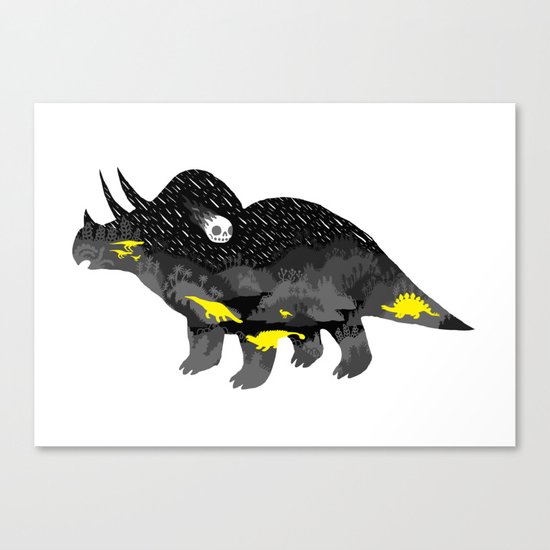 Extinction, pt. 3 Canvas Print