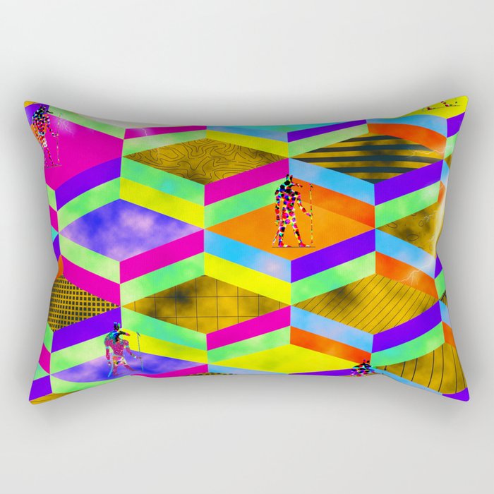 Anubis Ascending Rectangular Pillow