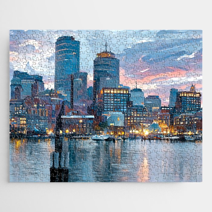 Boston Skyline Jigsaw Puzzle