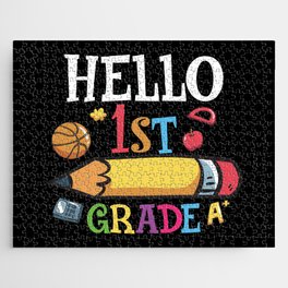 Hello 1st Grade Back To School Jigsaw Puzzle