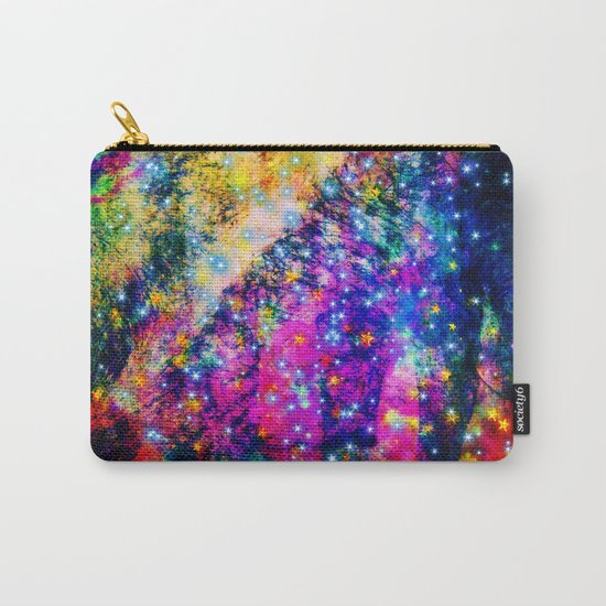 rainbow galaxy with stars Carry-All Pouch