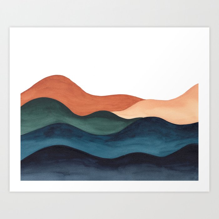 Colors of the Earth Art Print