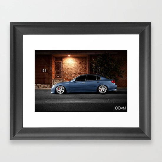 INFINITI G35 SEDAN Framed Art Print