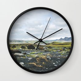 Volcanic Landscape Wall Clock