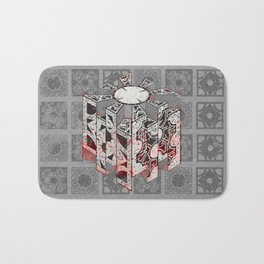 Hellraiser Puzzlebox D Bath Mat | Witchcraft, Scary, Curated, Black And White, Pinhead, Architecture, Sci-Fi, Pop Art, Comic, Movies & TV 