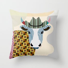 Authentic Cowboy Throw Pillow