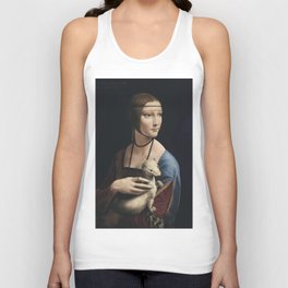 Lady with an Ermine Tank Top