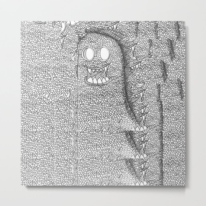 MonsterMashed Metal Print