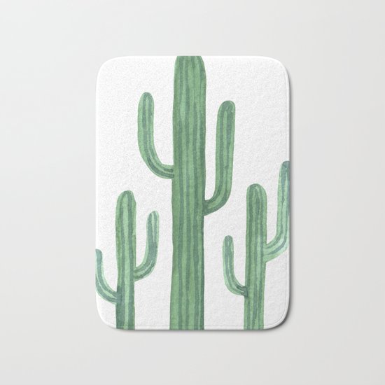 Desert Cacti 3 Bath Mat