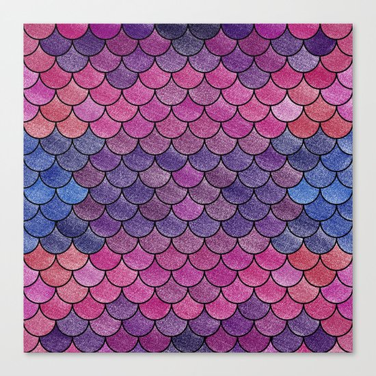 Lovely Pattern V (Glitter Version) Canvas Print