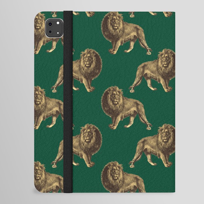 Lion Pattern iPad Folio Case