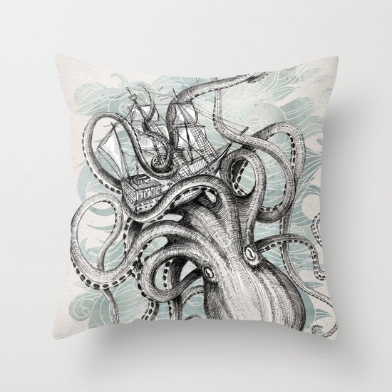 The Baltic Sea Throw Pillow