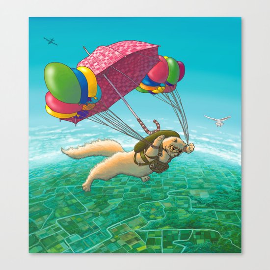 PARACHUTE Canvas Print
