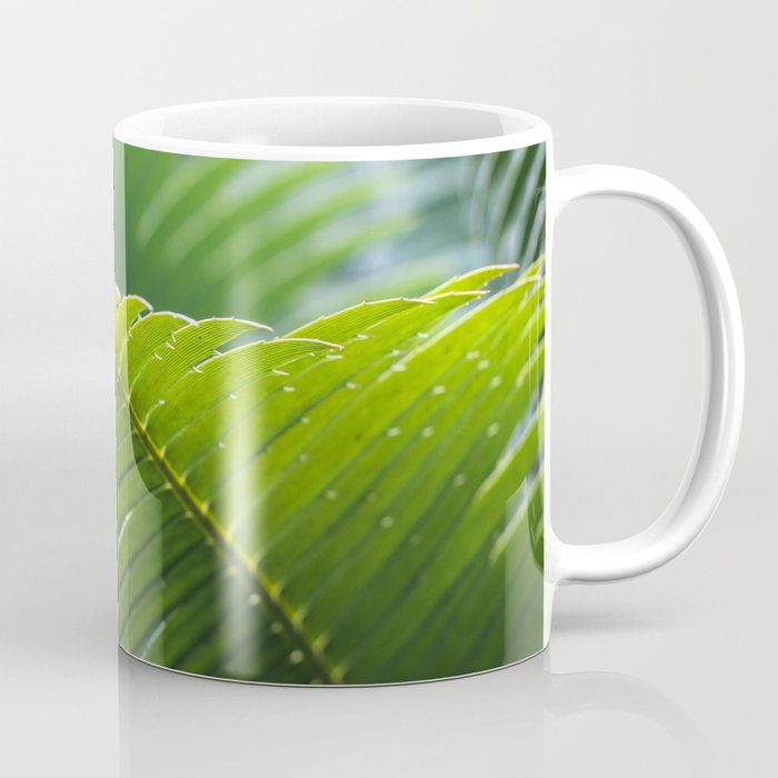 Tropical Palm Tree Leaf Coffee Mug