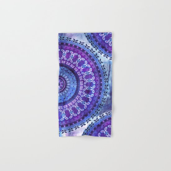 Hydrangea Mandala Hand & Bath Towel