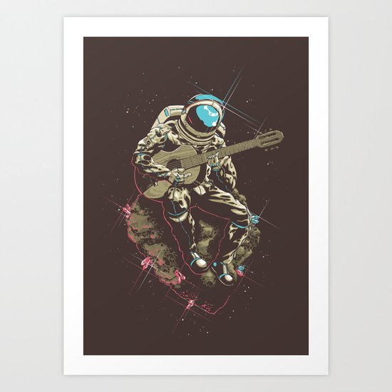 Lonely Man Art Print