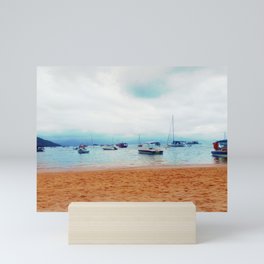 The bay Mini Art Print