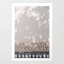 Moroccan Tiles | Moroccan travel photography | Pastel colored photo art print Art Pr Art Print