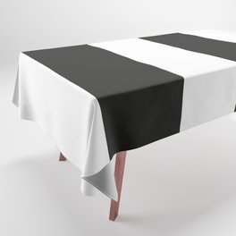 Black and white stripe pattern Tablecloth