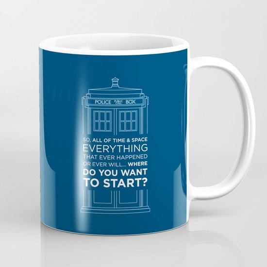 Doctor Who - TARDIS Where Do You Want to Start Mug