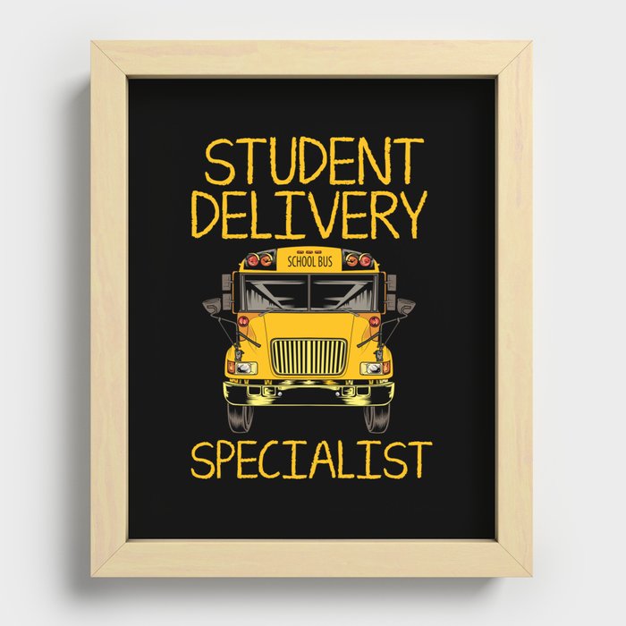Student Delivery Specialist Recessed Framed Print