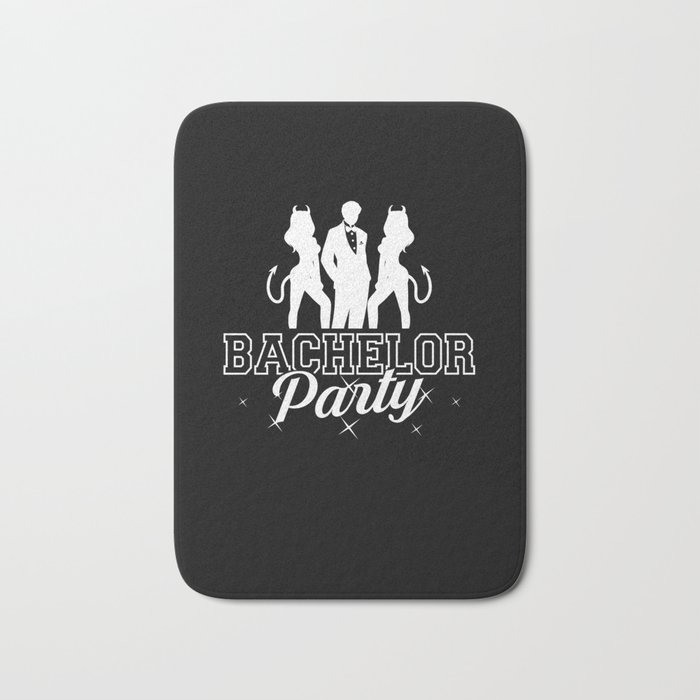 Party Before Wedding Bachelor Party Ideas Bath Mat