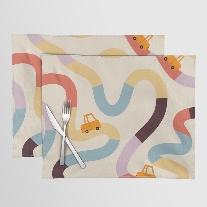 Whimsy Wheels Placemat