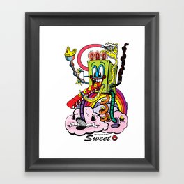 The Cupcake Maker Framed Art Print