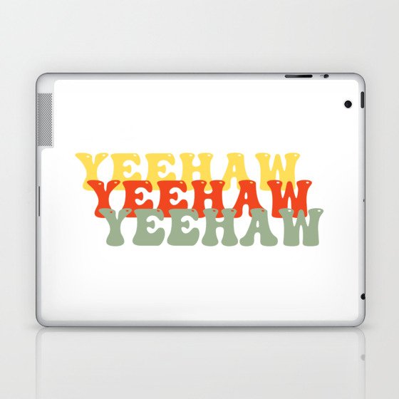 Retro Yeehaw Laptop & iPad Skin