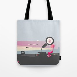 Melting the Wood with Sunset Thoughts Tote Bag
