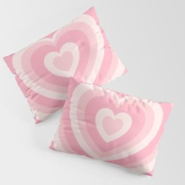 Pink Love Hearts  Pillow Sham