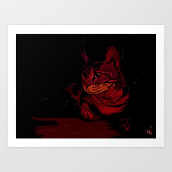 Charlie Art Print By Scootibum Society6