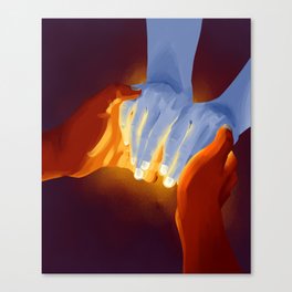 Glowing Canvas Print