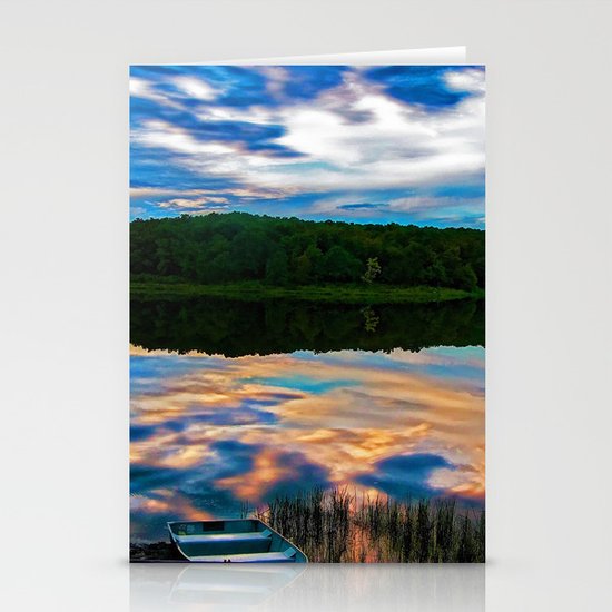 Evening Reflection Stationery Cards