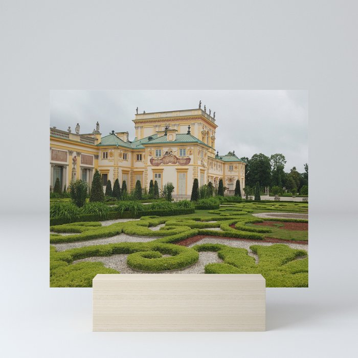 Wilanow palace in Warsaw empty Mini Art Print