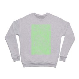 Sketchy Abstract (Light Green & White Pattern) Crewneck Sweatshirt