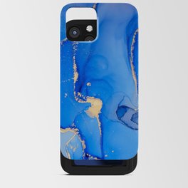 Atmospheric Blue + Gold Abstract Skyview iPhone Card Case