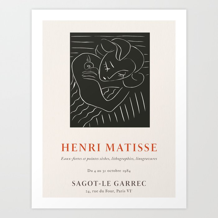 Henri Matisse Art Exhibition Art Print by SolarPrint | Society6