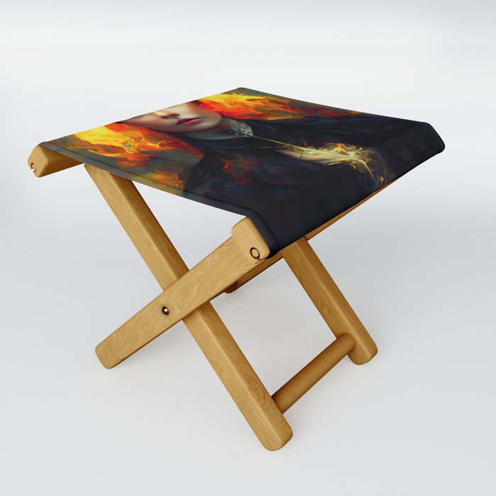 Empress of Fire Folding Stool