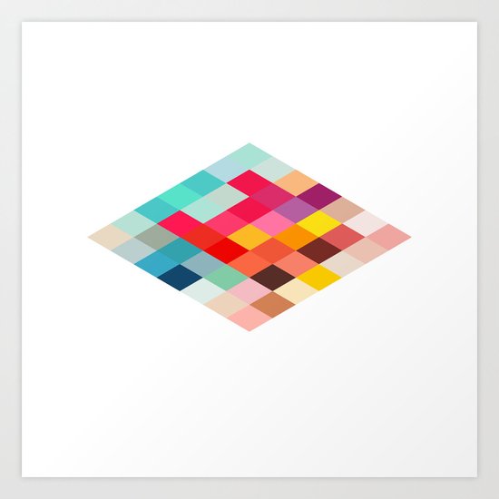Squared Art Print